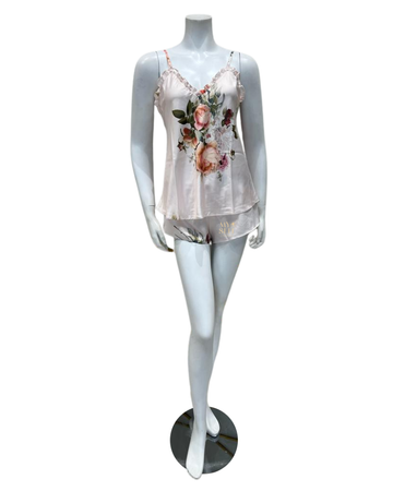 Flora Nikrooz Q81333 Blush Miraj Charmeuse Cami Set myselflingerie.com